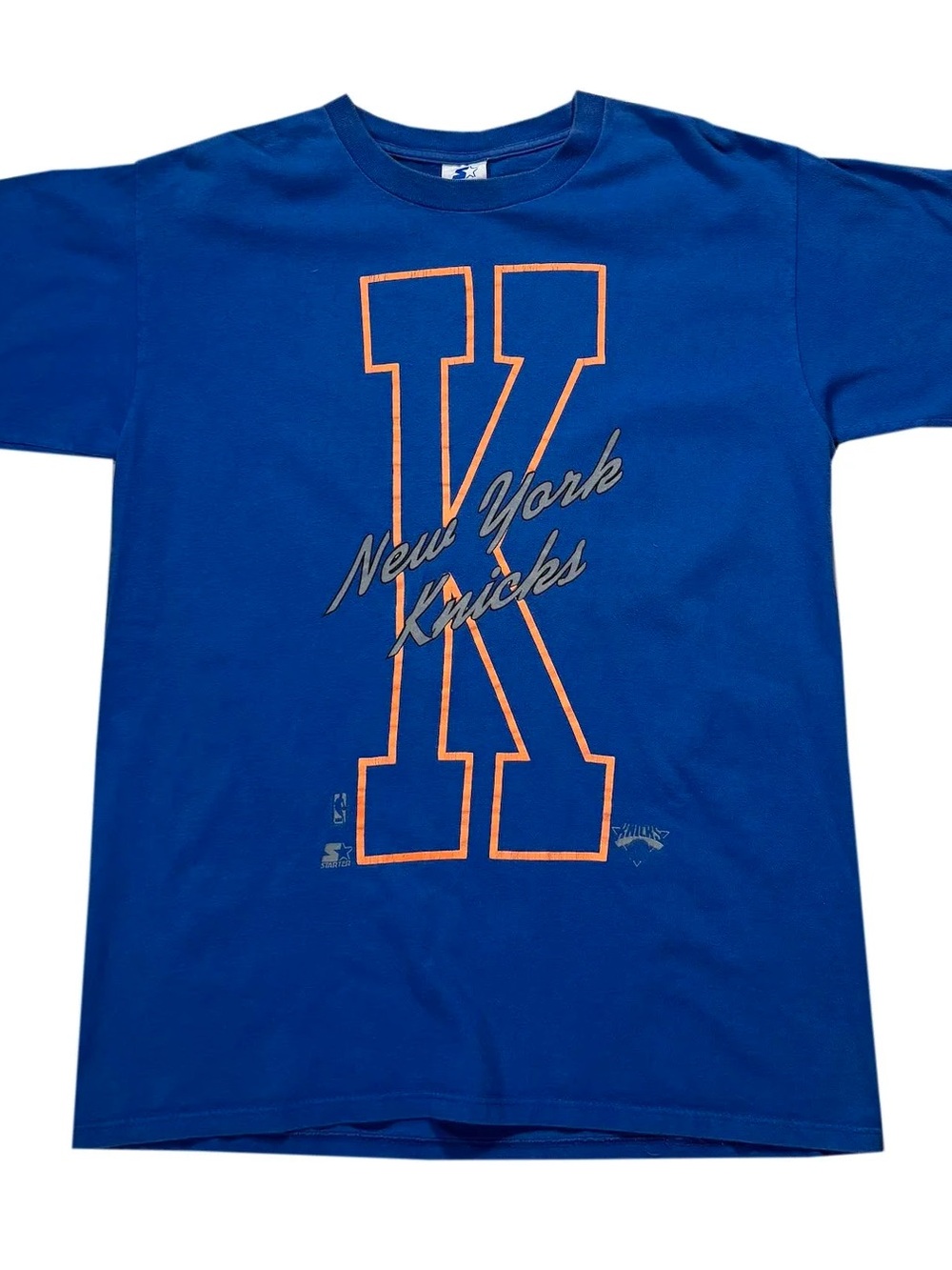 Vintage Starter New York Knicks Graphic T Shirt (Size M)
